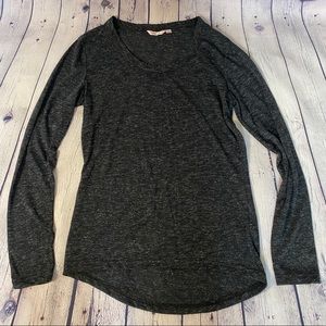 la vie en rose grey long sleeve top